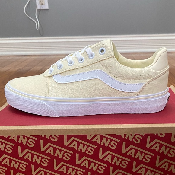 Vans Shoes - WARD DELUXE (WOVEN LINEN) AFTERGLOWWHT